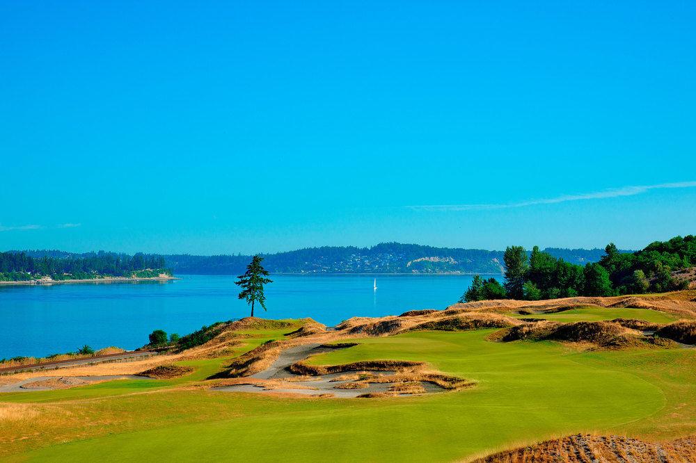 Hotel Murano Tacoma Dış mekan fotoğraf The 17th hole at Chambers Bay